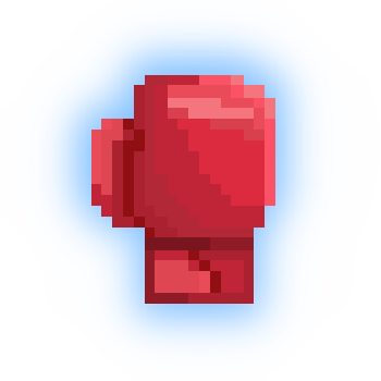 Blue Boxing Glove