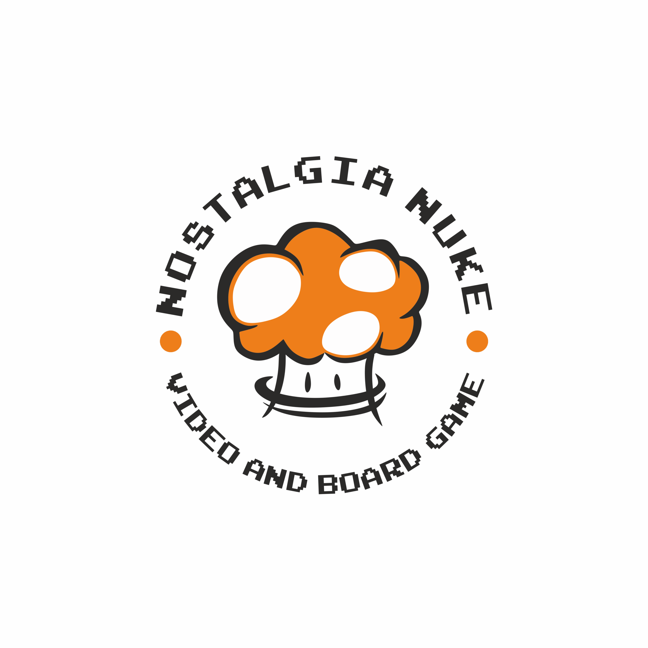 Nostalgia Nuke - Retro gaming company logo